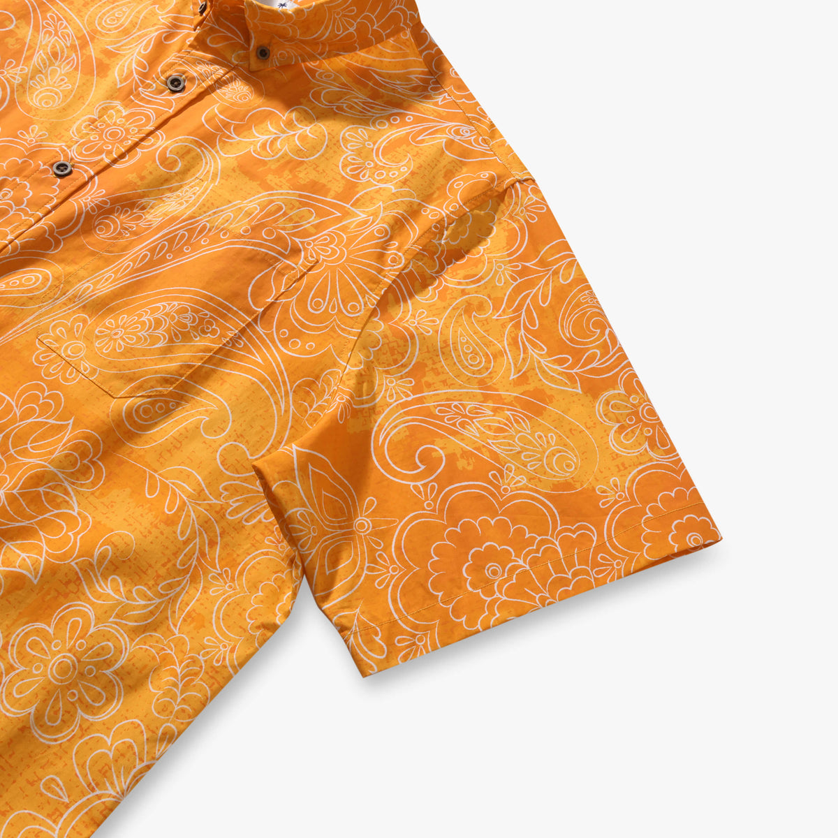 Cocoa Paisley Vintage Short-Sleeve