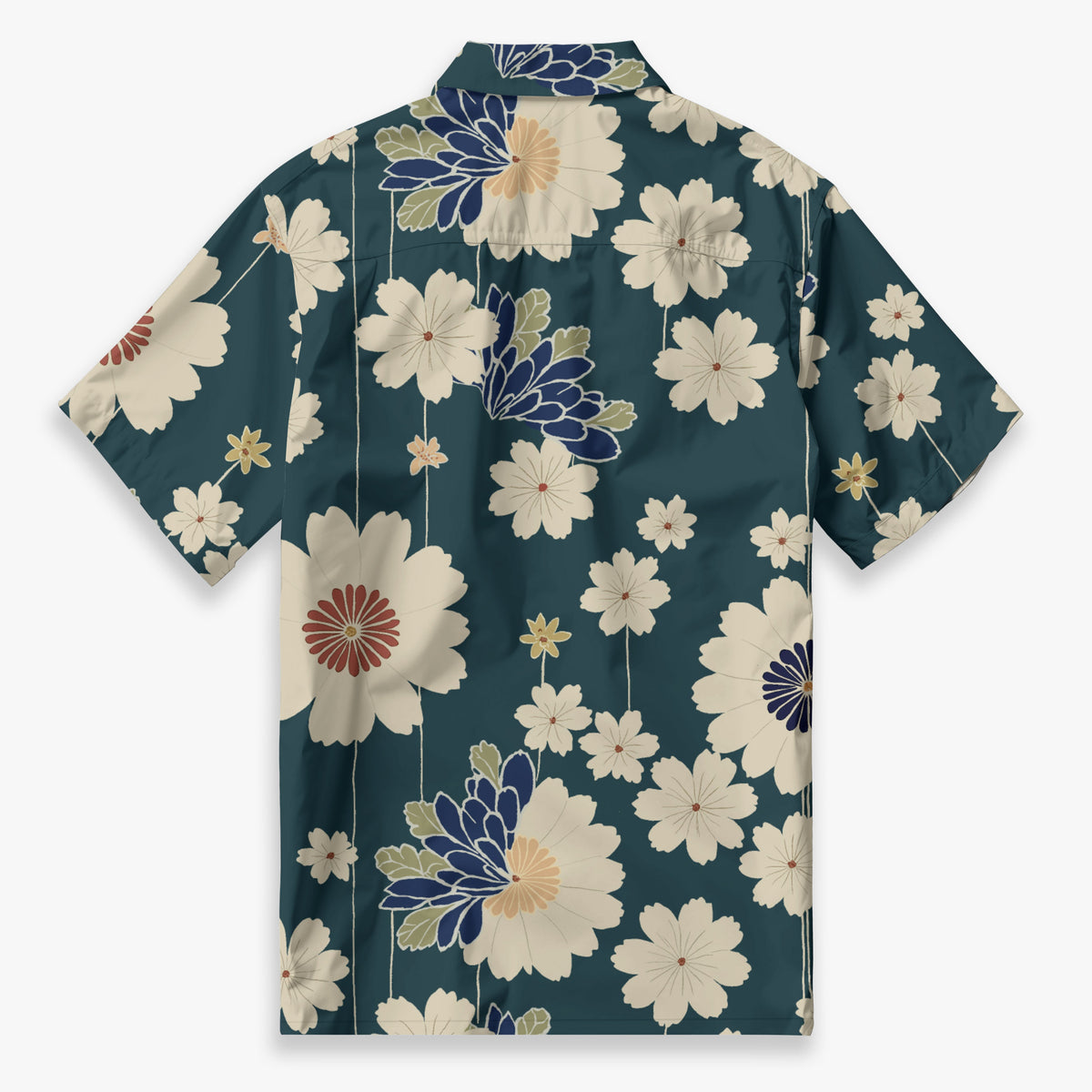 Midnight Petal Waltz Camp Shirt
