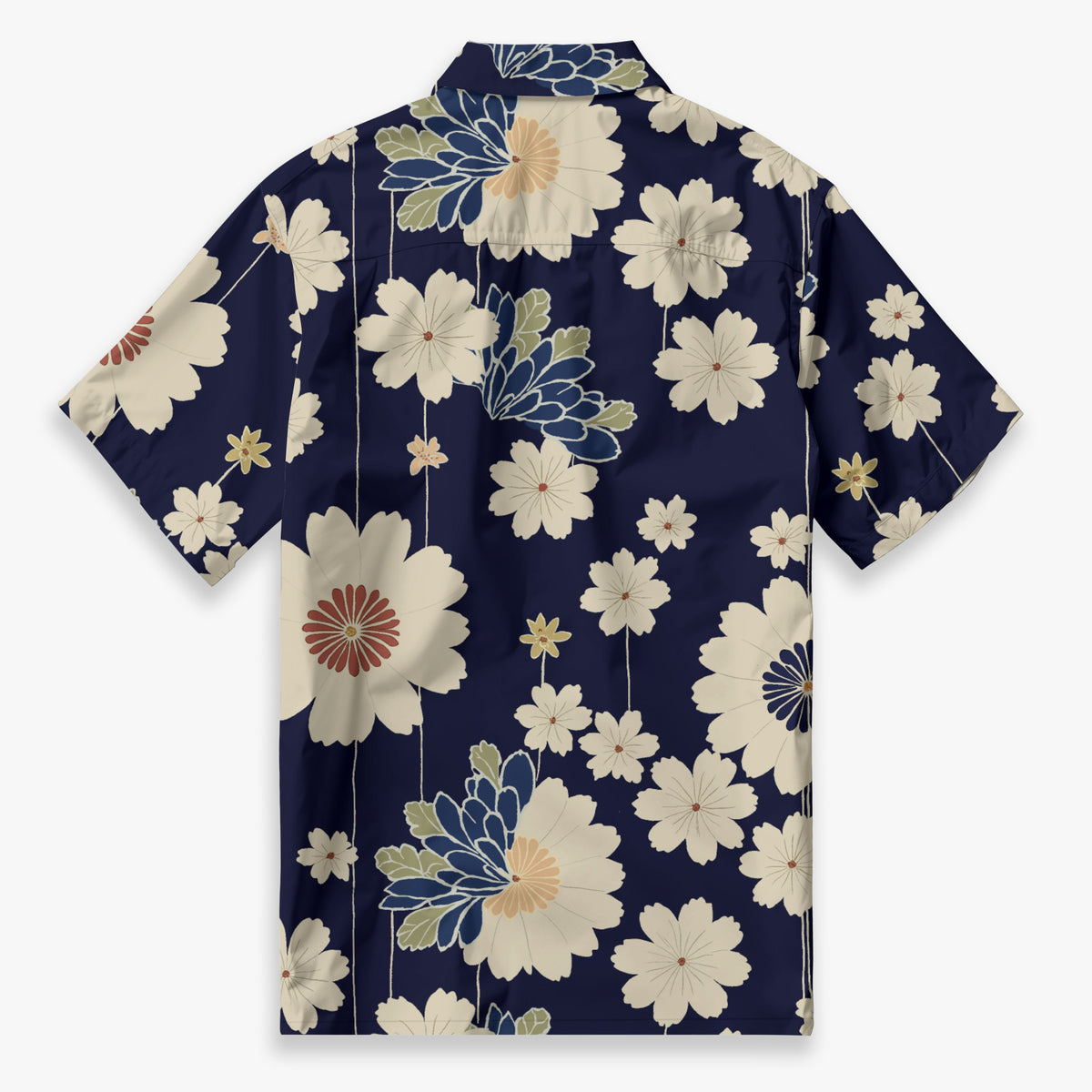 Midnight Petal Waltz Camp Shirt