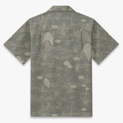 Koi Lotus Reverie Camp Shirt