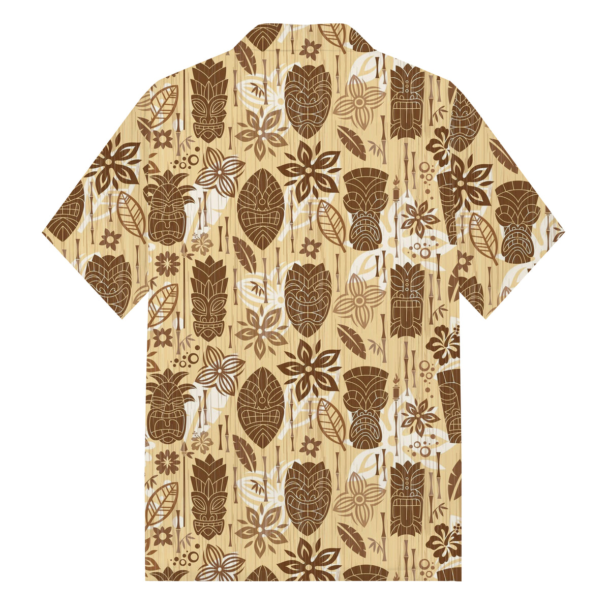 Summer Vintage Men's Hawaiian Collar Short Sleeve Shirt