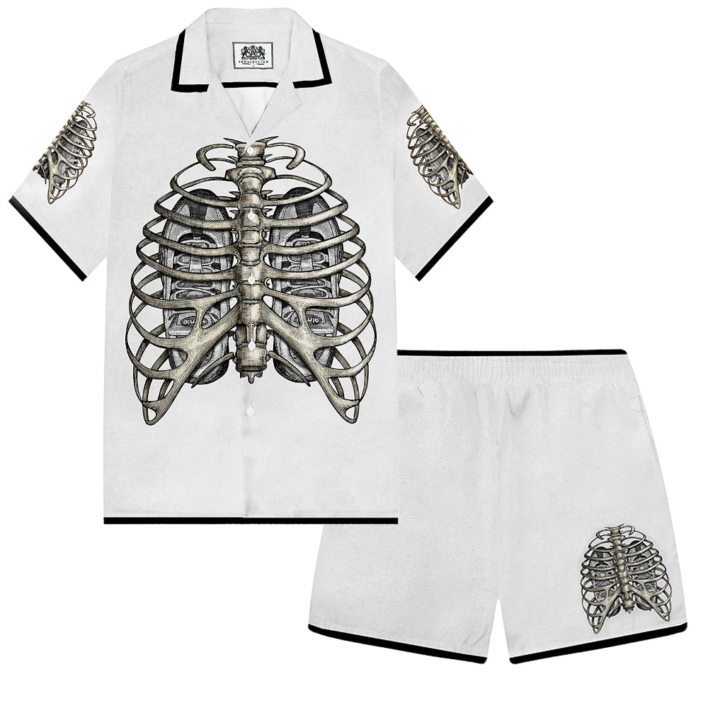 95 Retro Sports Shoes Theme Camp Collar Casual Shirt