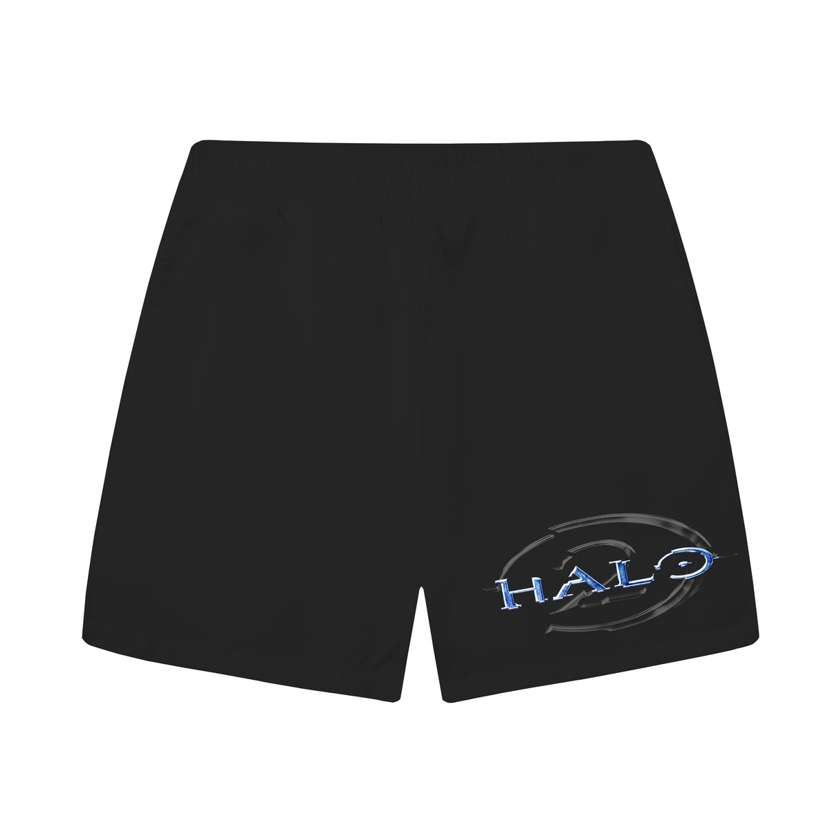 Game HALO Pattern Elastic Waistband Casual Shorts