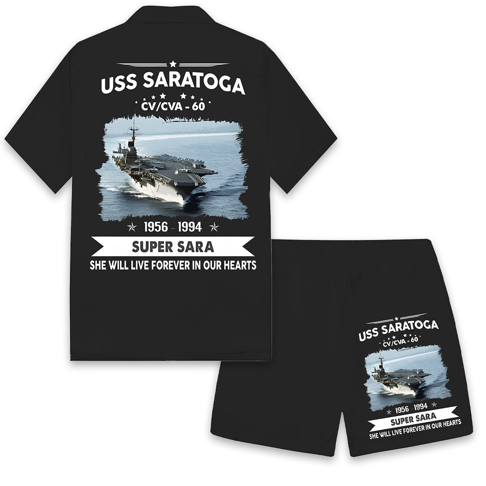 Retired Navy Veterans Reminiscence Theme Camp Collar Casual Shirt