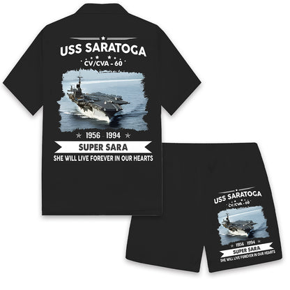 Retired Navy Veterans Reminiscence Theme Camp Collar Casual Shirt