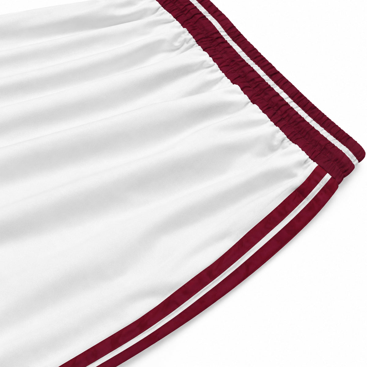 Red stripes Print Casual Trousers With Elastic Waistband