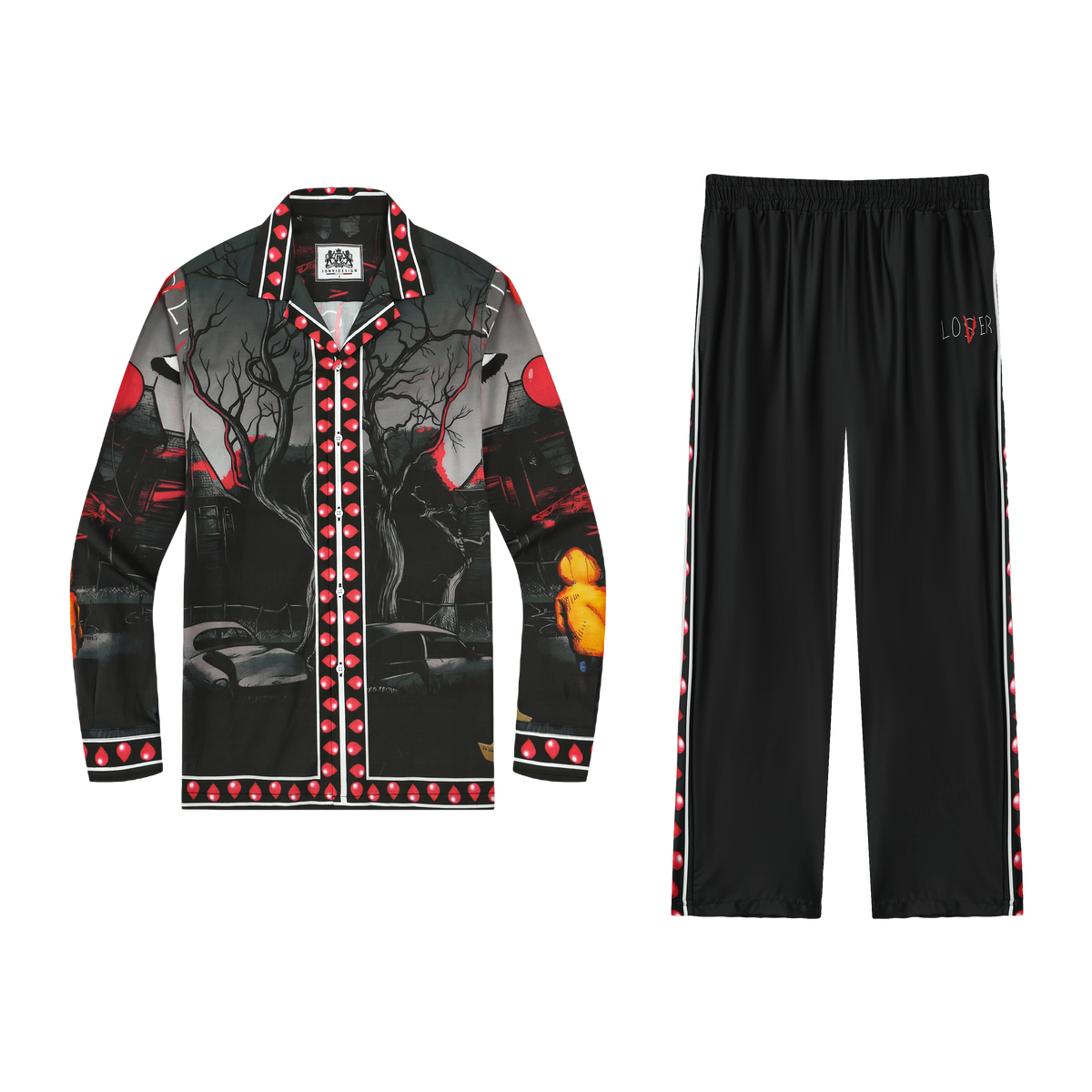 It Movie Halloween Casual Trousers With Elastic Waistband