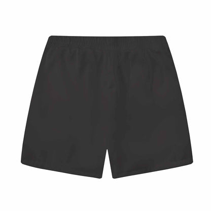 Hawaiian Gold Mesh Elastic Waistband Summer Casual Shorts