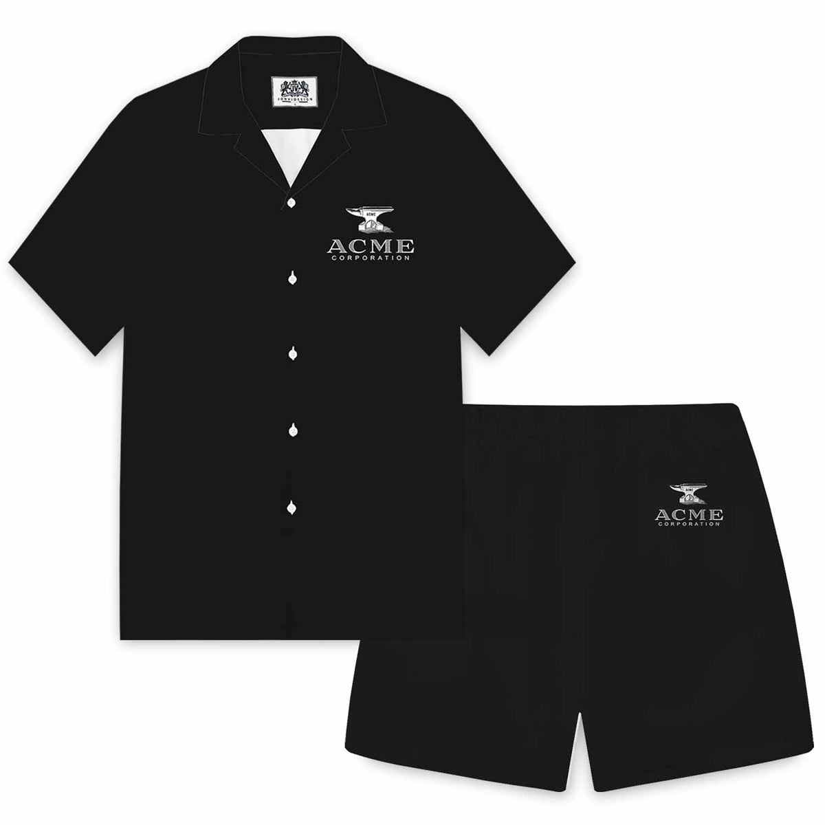Acme Corporation Elastic Waistband Casual Shorts