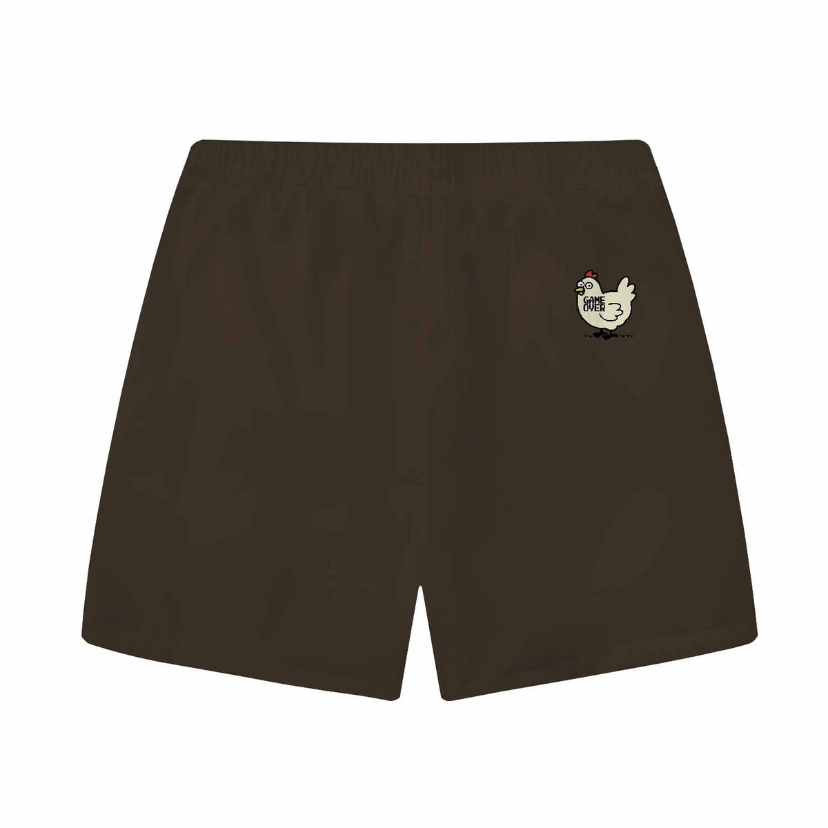 Chicken Game Don't Look At This Chicken Elastic Band Casual Shorts