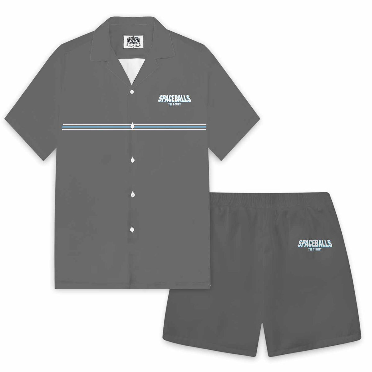 Spaceballs The T-Shirt Camp Collar Short-Sleeved Shirt