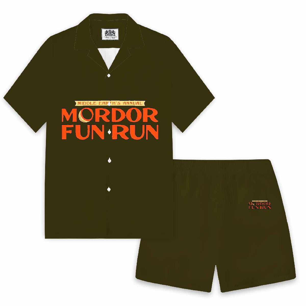 Mordor Fun Run Elastic Band Casual Shorts