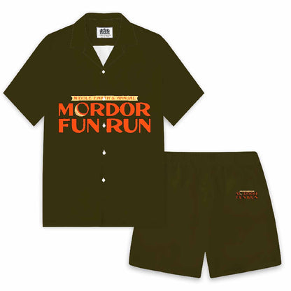 Mordor Fun Run Elastic Band Casual Shorts