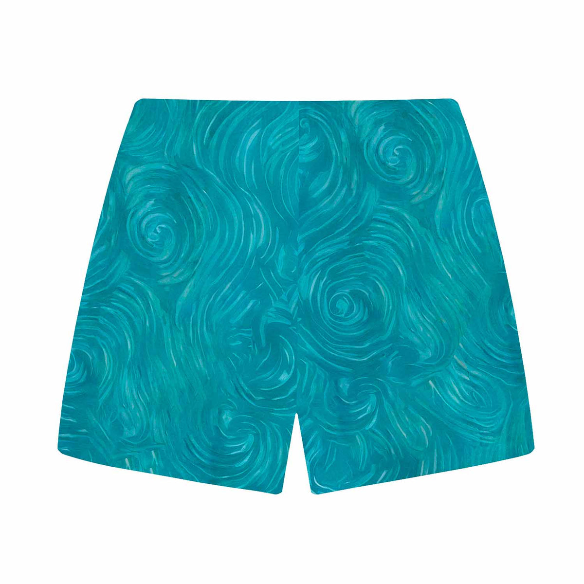 Cat Van Gogh Portrait Print Elastic Band Casual Shorts