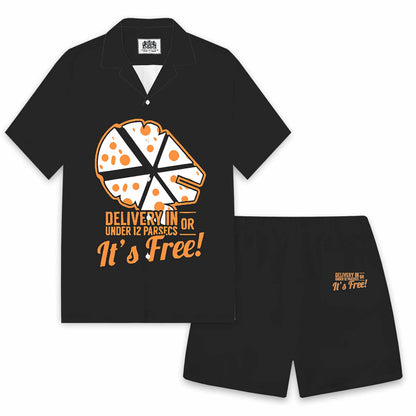 Millennium Pizza Star Wars Elastic Band Casual Shorts