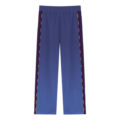 Halloween Haunted House Car Casual Trousers With Elastic Waistband