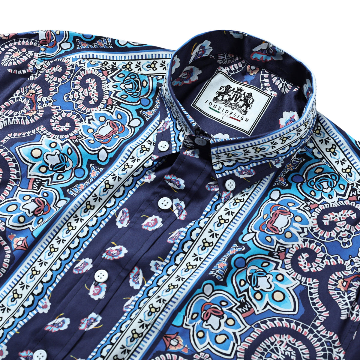 FLoral Pattern Long Sleeve Shirt Jonvidesign