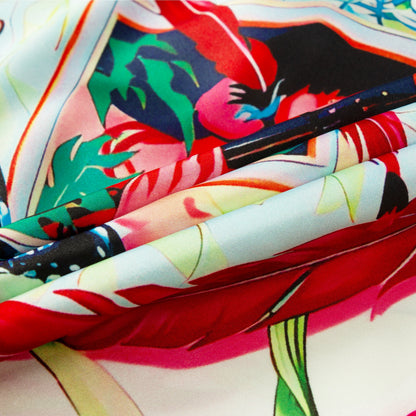 Floral Tropical Butterfly Pattern Short Sleeve Shirt Jonvidesign