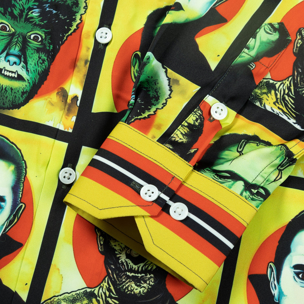 Halloween Frankenstein Dracula Vampire Long Sleeve Shirt Jonvidesign