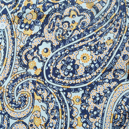 Paisley Print Long Sleeve Button Down Casual Shirt Jonvidesign
