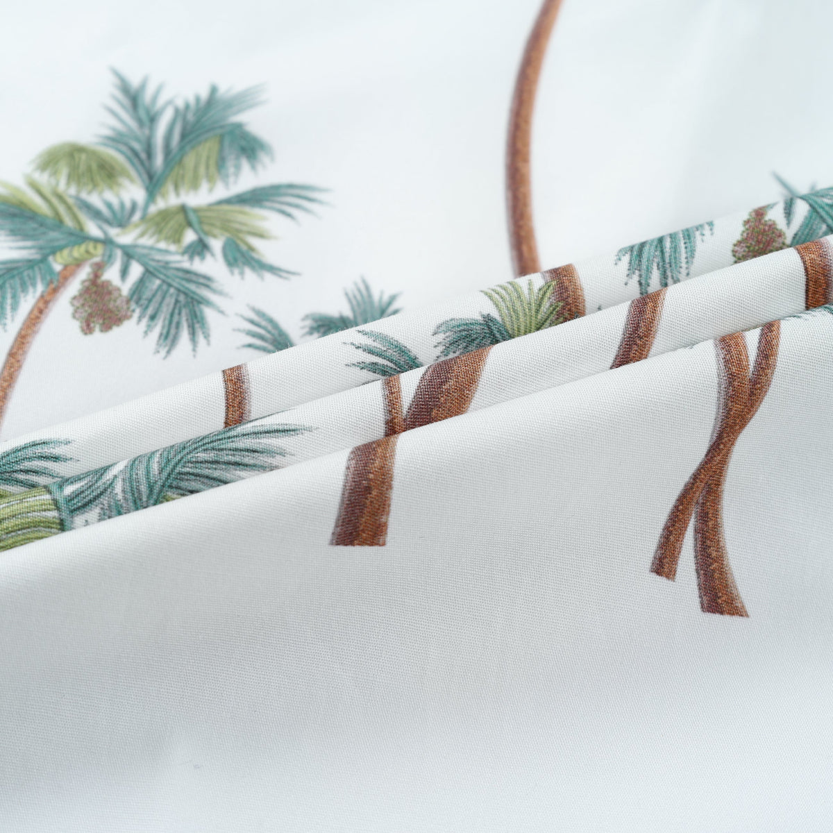 Palm Tree Pattern Long Sleeve Vacation Shirt Jonvidesign