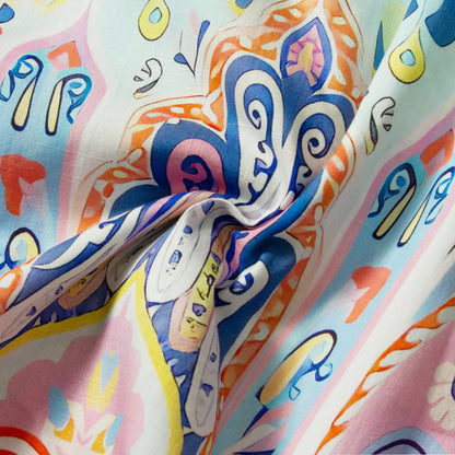 Tropical Style Paisley Print Short Sleeve Shirt Jonvidesign