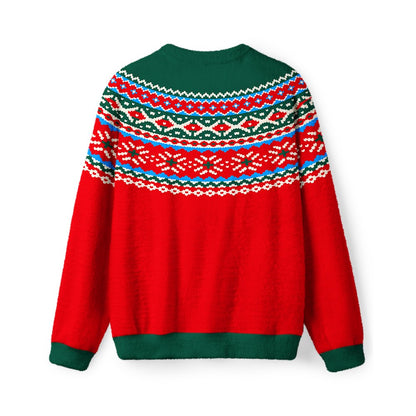 Vintage 1960s Winter Berry Christmas Sweater - back