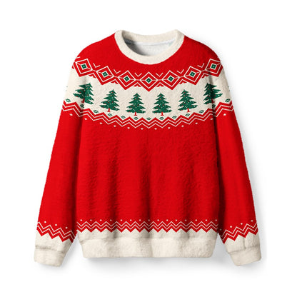 Vintage 1960s Christmas Pine Tree Sweater